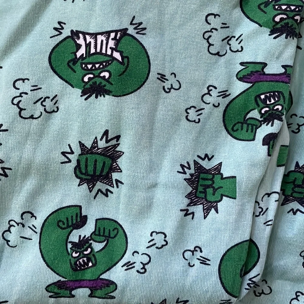 Hanna Andersson 2 pair bundle of matching Hulk pajamas TWINS KIDS